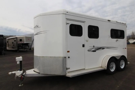 Used 2022 Trails West Royale SxST Warmblood 2 Horse Straight Load Trailer