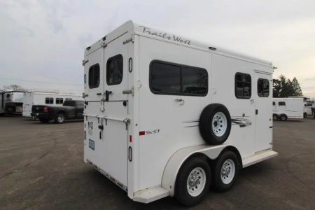 Used 2022 Trails West Royale SxST Warmblood 2 Horse Straight Load Trailer