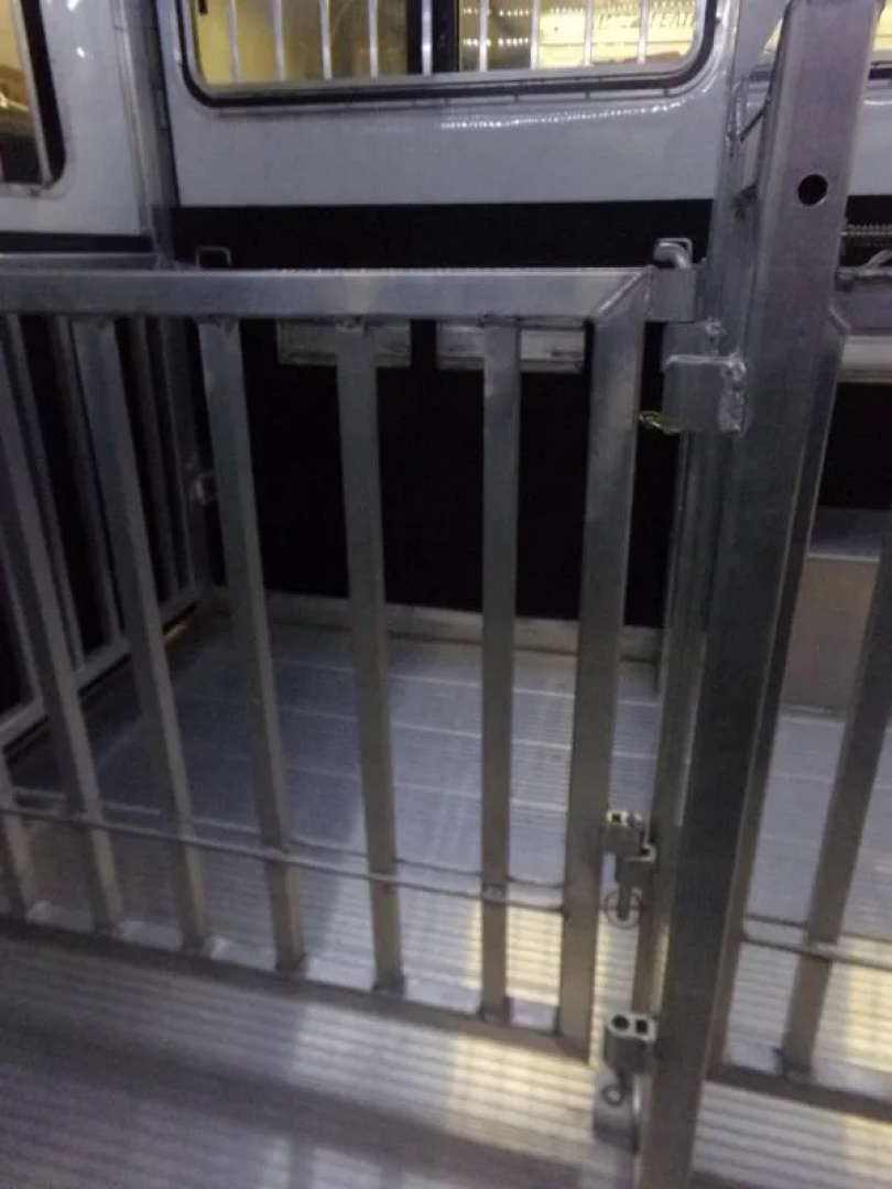 New NEW Frontier 8x20 Low Profile 8 Pen Small Animal Livestock Trailer LOADED!  All Alum Stock /