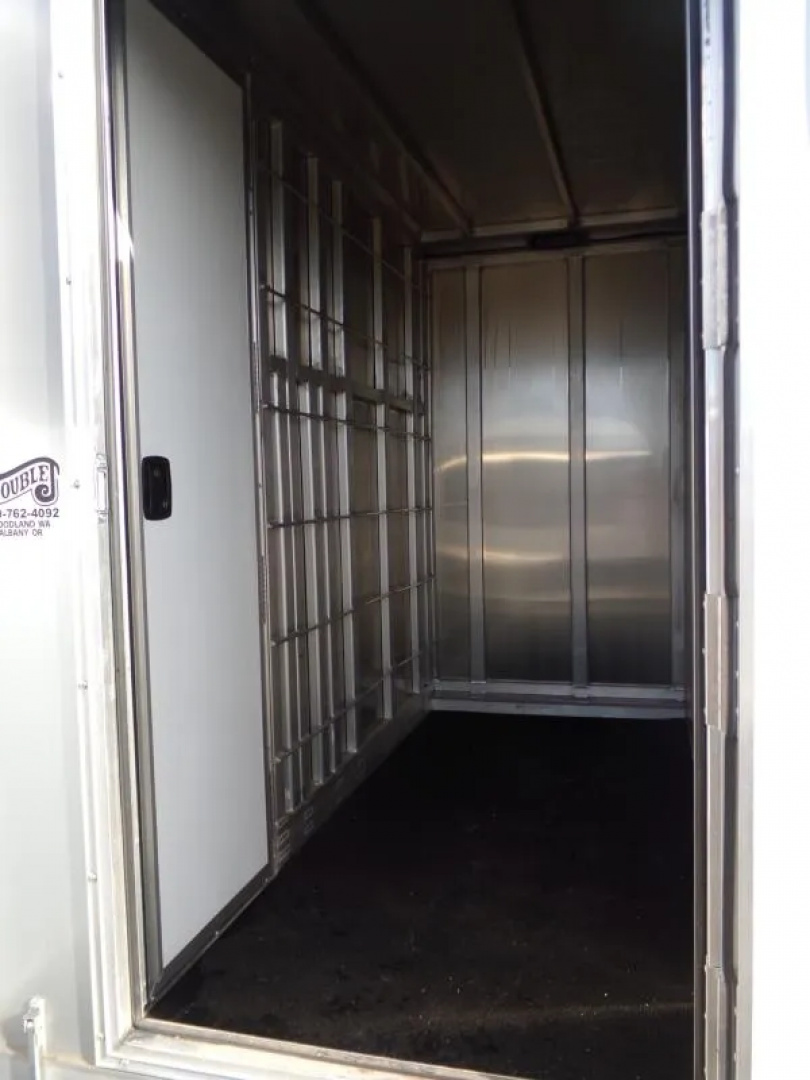 New NEW Frontier 8x20 Low Profile 8 Pen Small Animal Livestock Trailer LOADED!  All Alum Stock /