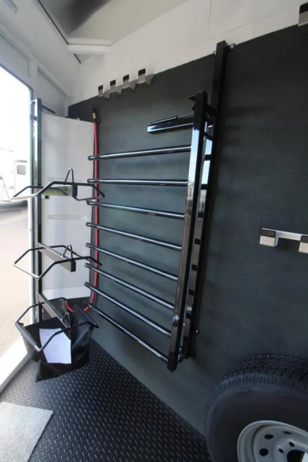 New 2026 Trails West Classic II Extra Tall 3 Horse Trailer w/ Escape Door