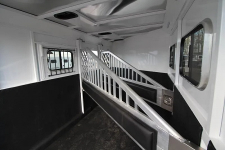 New 2026 Trails West Classic II Extra Tall 3 Horse Trailer w/ Escape Door