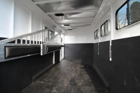 New 2026 Trails West Classic II Extra Tall 3 Horse Trailer w/ Escape Door