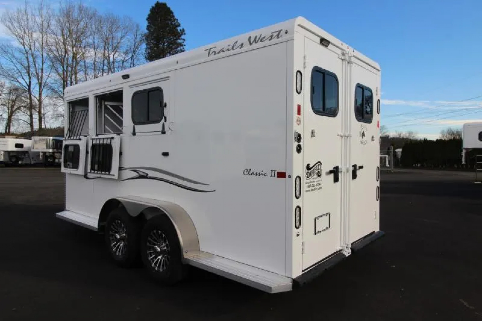 New 2026 Trails West Classic II 3 Horse Trailer - Nice Tack Room!