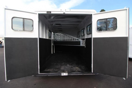 New 2026 Trails West Classic II 3 Horse Trailer - Nice Tack Room!