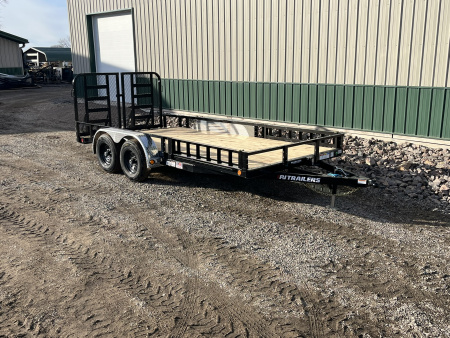 New 2026 16' x 83  10K PJ Tandem Axle Channel Utility Trailer