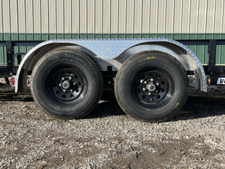 New 2026 16' x 83" 10K PJ Tandem Axle Channel Utility Trailer