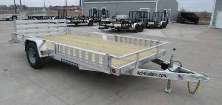 New 2026 DCT 83"x14ft Aluminum Utility Trailer