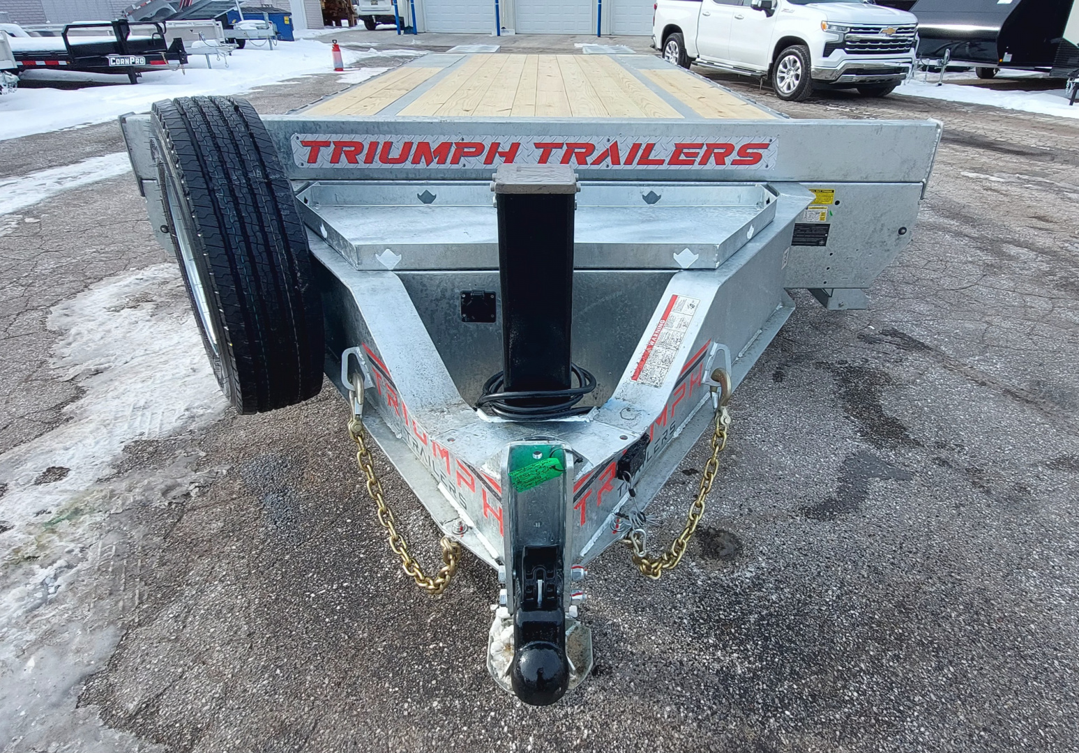 New 102X20+5 GALVANZED EQUIPMENT 8K AXLES HYDRAULIC JACKS WINCH TRACK TRIUMPH 2026