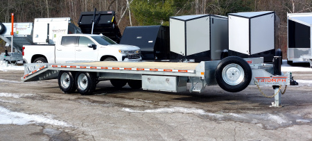 New 102X20+5 GALVANZED EQUIPMENT 8K AXLES HYDRAULIC JACKS WINCH TRACK TRIUMPH 2026