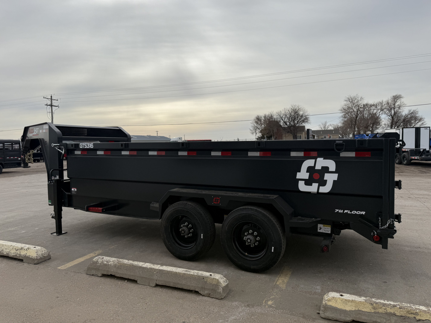 New 2027 Buckshot MFG GTS-316 -20,000LBS Dump Trailer