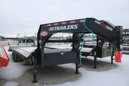 New 2026 PJ Trailers 25' MR 15K GVWR GN STOCK ID 51618 Equipment Trailer