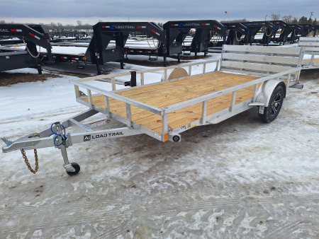 New 2026 Load Trail 83x14 Aluminum Landscape Trailer W/ Bi Fold Gate