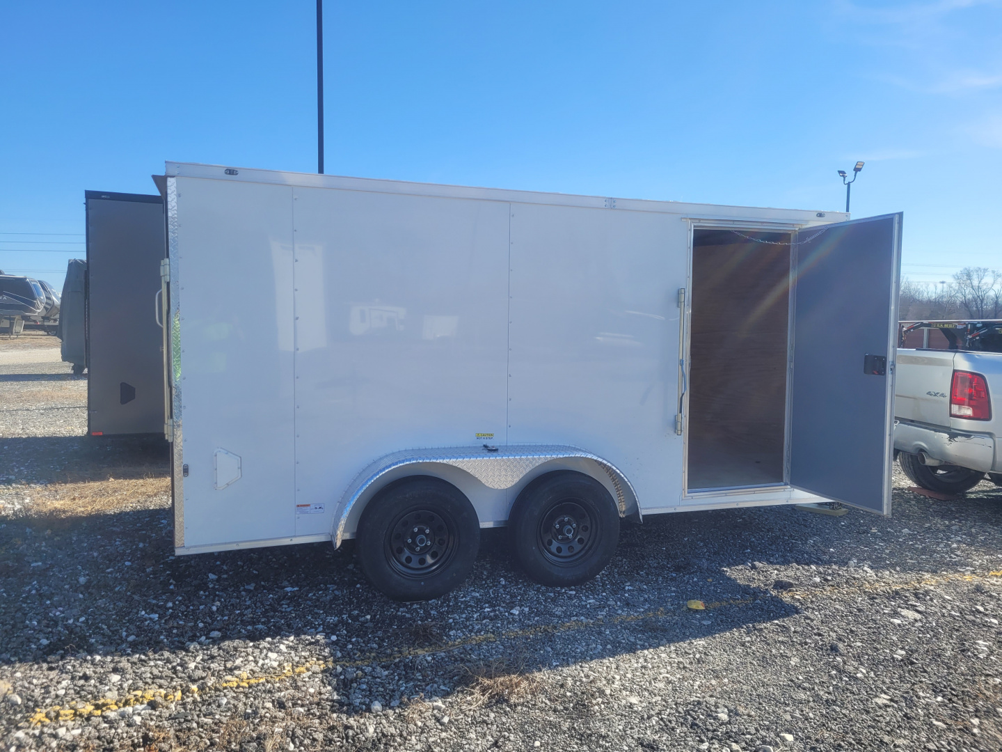 New 2026 Cynergy 2 7x14 TA, 6' interior height , 35k axles, .080 polycore Cargo / Enclosed Trailer