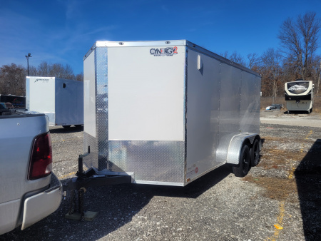 New 2026 Cynergy 2 7x14 TA, 6' interior height , 35k axles, .080 polycore Cargo / Enclosed Trailer