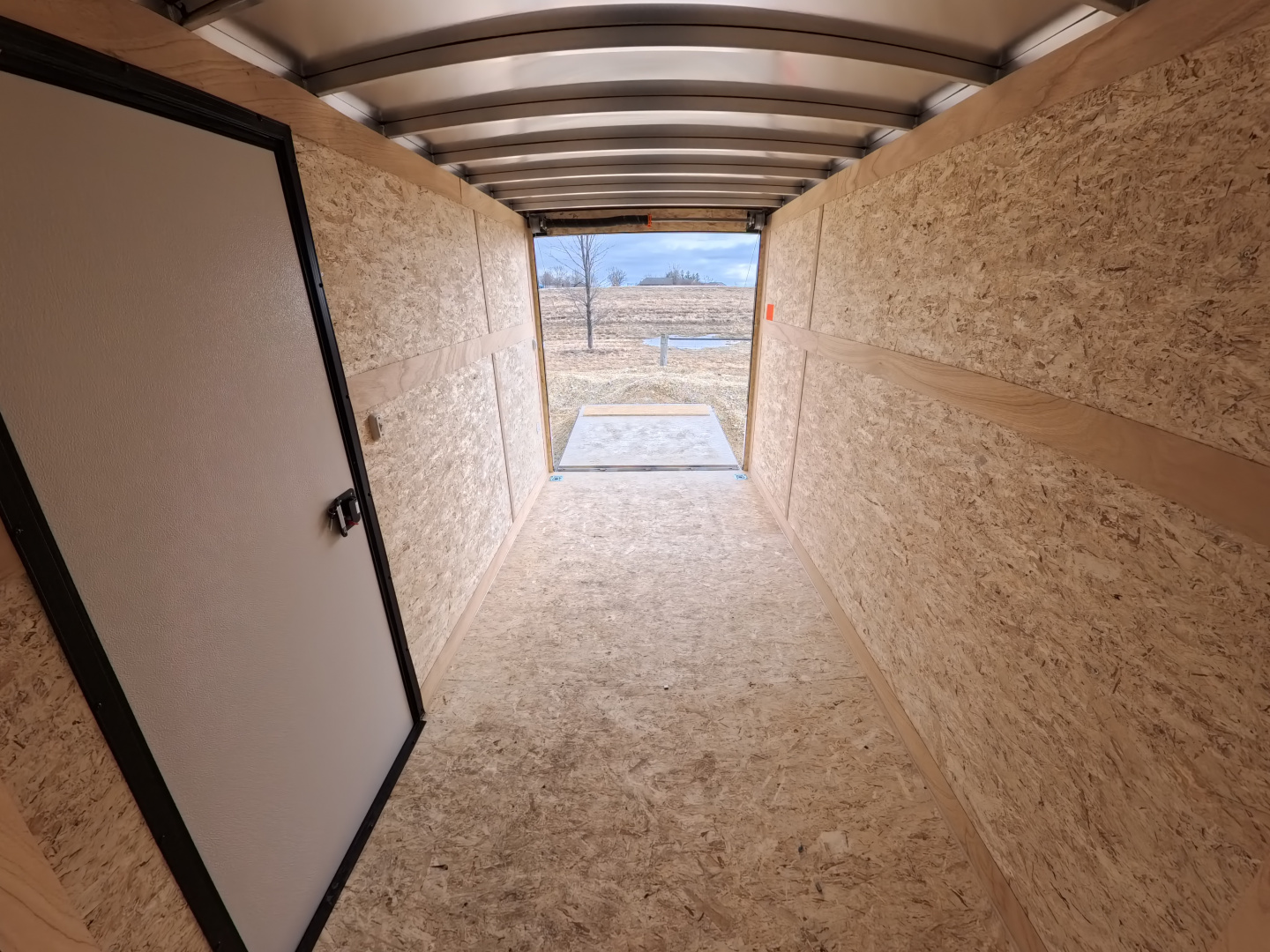 New 2026 Stealth Trailers 6 x 12 x 6.5 Cobra Cargo / Enclosed Trailer, 7k GVWR, Rear Flare with Load Lights, Charcoal with Blackout Pkg.