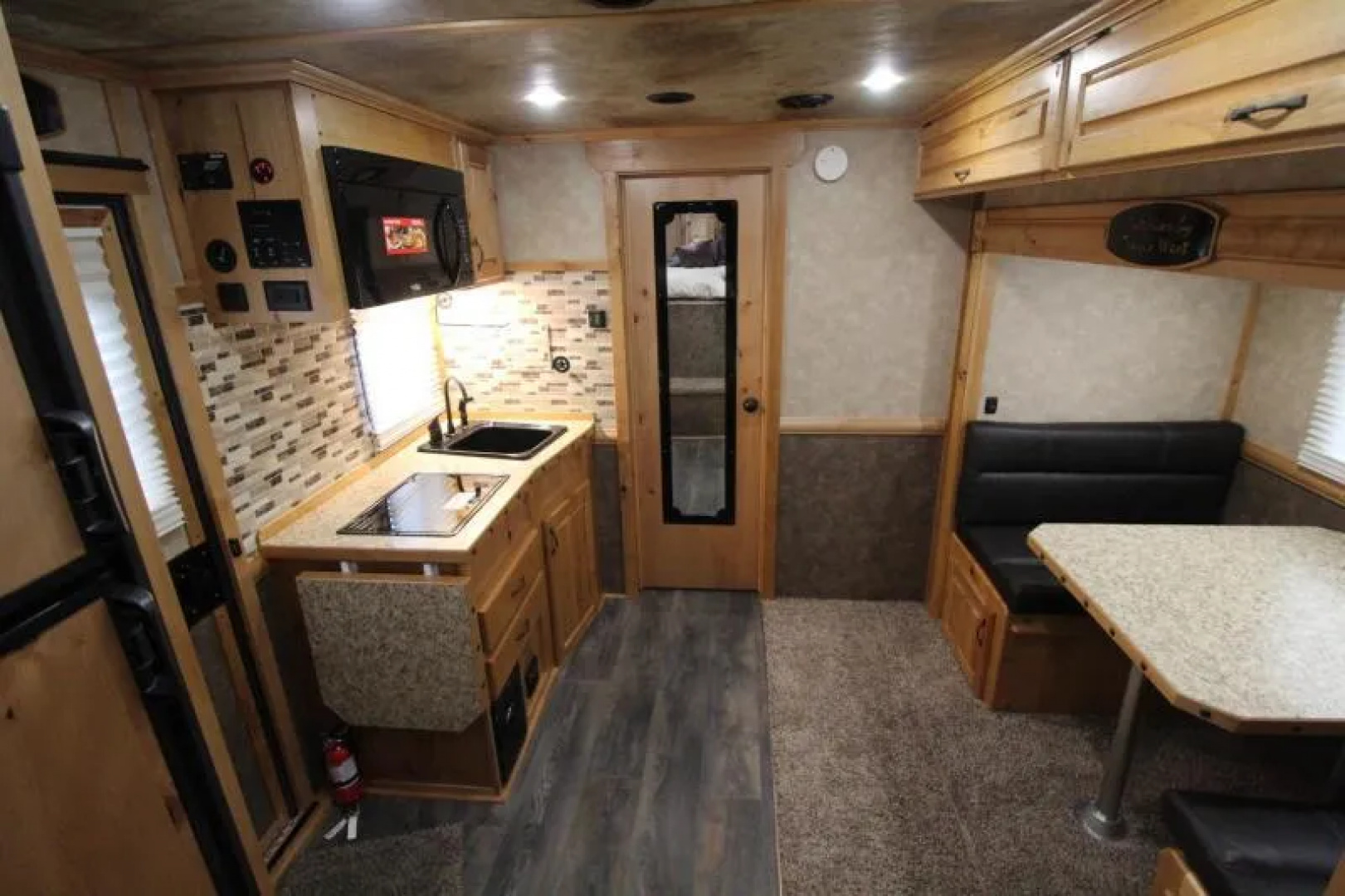 Used 2019 Trails West Sierra 11x15 w/ Slide out 3 Horse Trailer