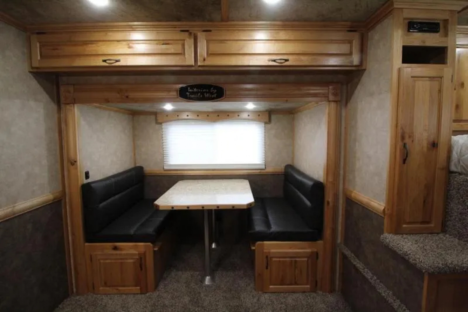 Used 2019 Trails West Sierra 11x15 w/ Slide out 3 Horse Trailer