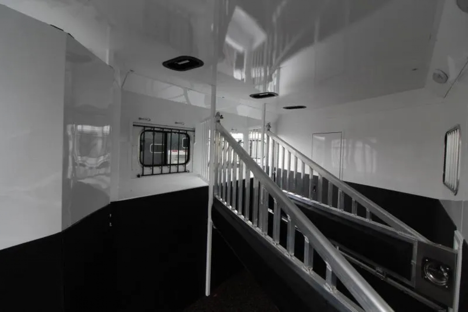 Used 2019 Trails West Sierra 11x15 w/ Slide out 3 Horse Trailer