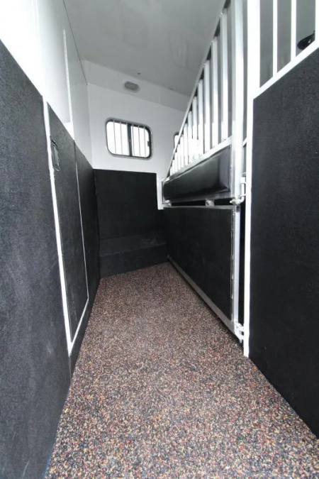 Used 2019 Trails West Sierra 11x15 w/ Slide out 3 Horse Trailer