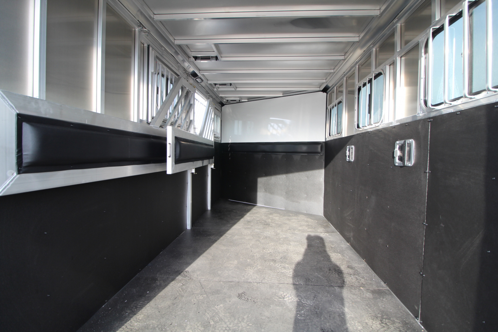 New 2026 Frontier Strider 3 Horse Aluminum Trailer
