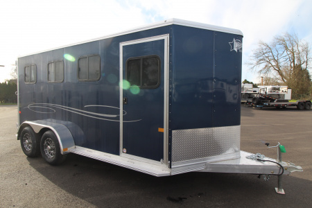 New 2026 Frontier Strider 3 Horse Aluminum Trailer