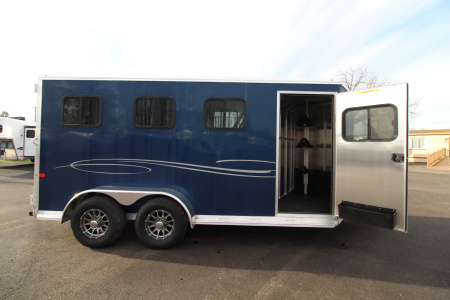 New 2026 Frontier Strider 3 Horse Aluminum Trailer