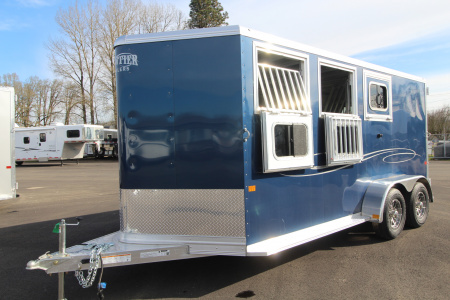 New 2026 Frontier Strider 3 Horse Aluminum Trailer