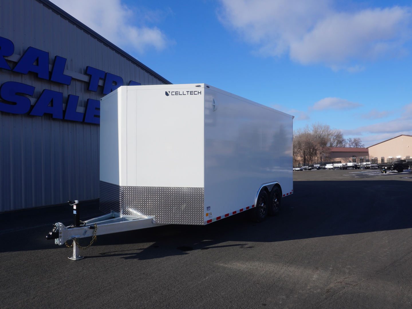 New 2026 Cell-Tech Trailers 8.5x16 Galvanized Steel Cargo / Enclosed Trailer