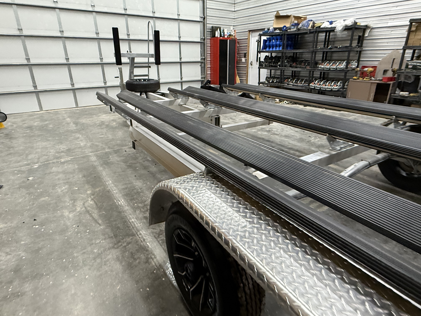 New 2026 WaterMade Boat Trailers Custom AP24TT-10.5 TriToon Pontoon Boat