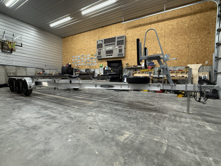 New 2026 WaterMade Boat Trailers Custom AP24TT-10.5 TriToon Pontoon Boat