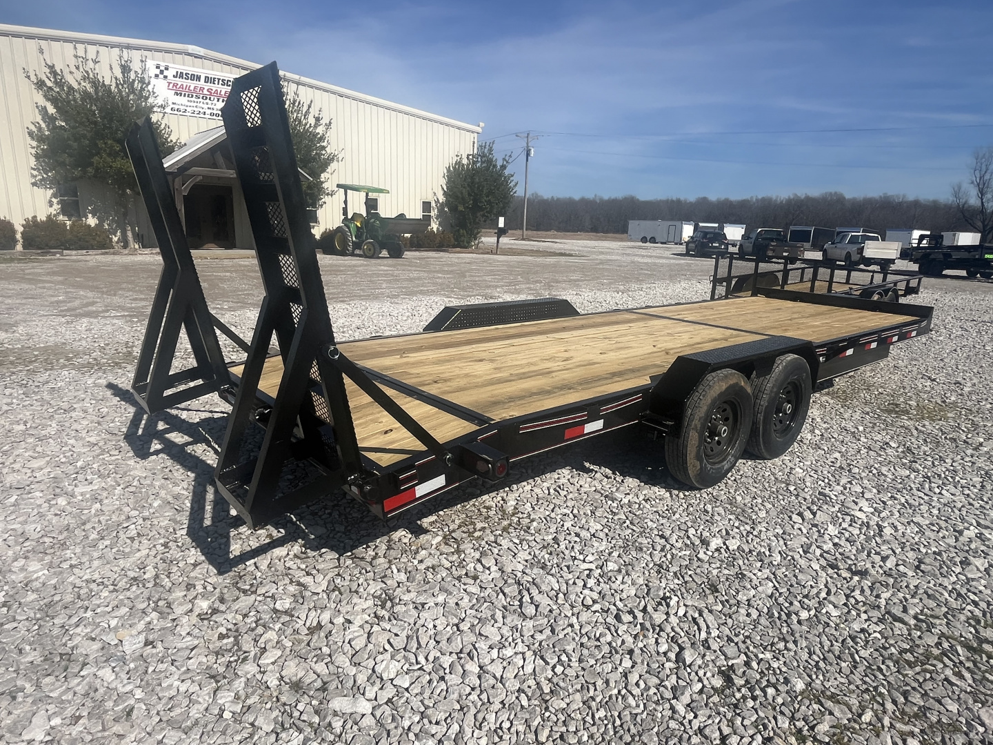 New 2026 Trailblazer 84X26 EQUIPMENT TRAILER 14K W/STAND UP