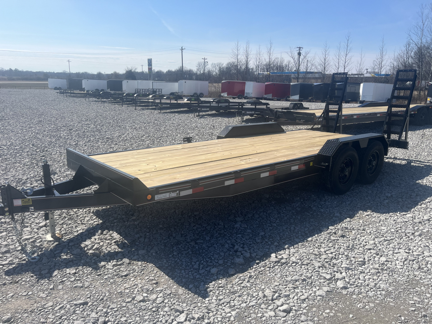 New 2026 Trailblazer 84X24 EQUIPMENT TRAILER 14K W/STAND UP RAMPS