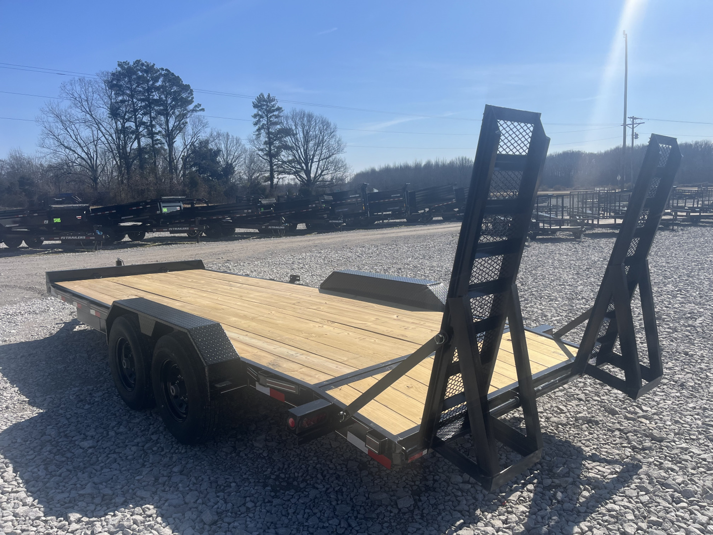 New 2026 Trailblazer 84X24 EQUIPMENT TRAILER 14K W/STAND UP RAMPS