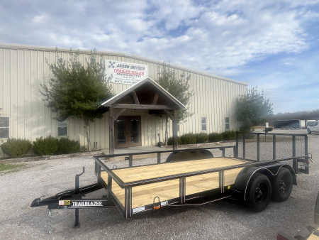 New 2026 Trailblazer 82X16 UTILITY TRAILER 7K DOVETAIL 3' GATE Utility Trailer
