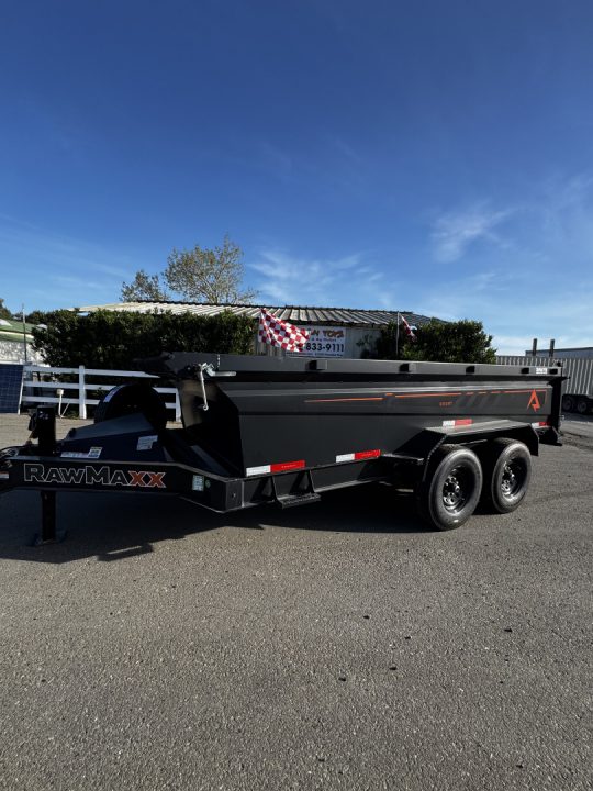 New 2021 RAWMAXX 14' x 83" Dump Trailer GDXK