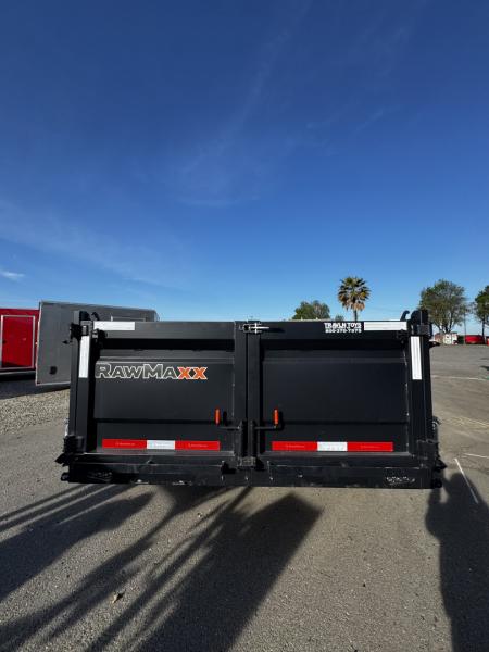 New 2021 RAWMAXX 14' x 83" Dump Trailer GDXK