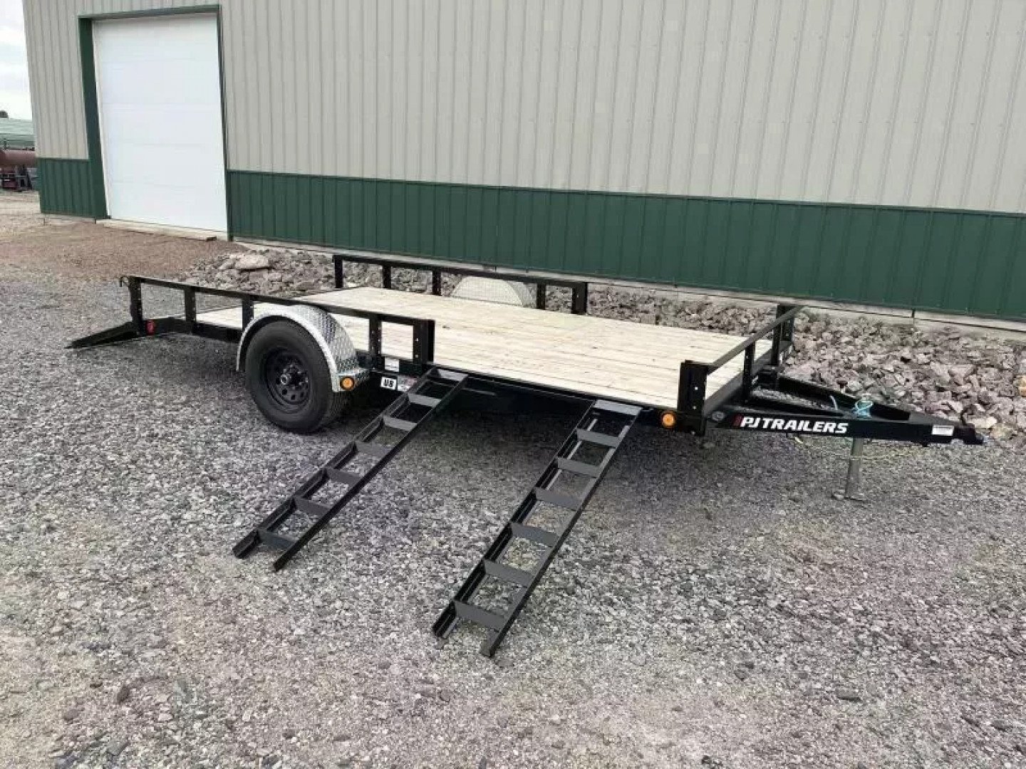 New 2026 14'x83" PJ Channel Utility Trailer - 5200lb Idler
