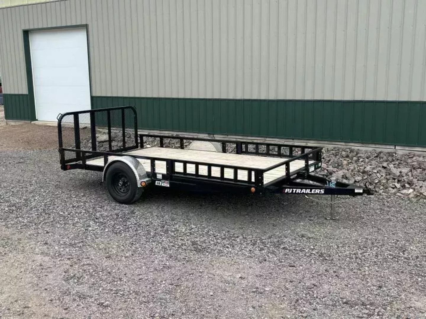 New 2026 14'x83" PJ Channel Utility Trailer - 5200lb Idler