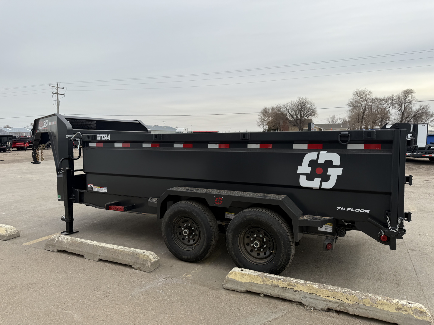 New 2027 Buckshot MFG GTI314- 14' X 83" X 36" Dump Trailer