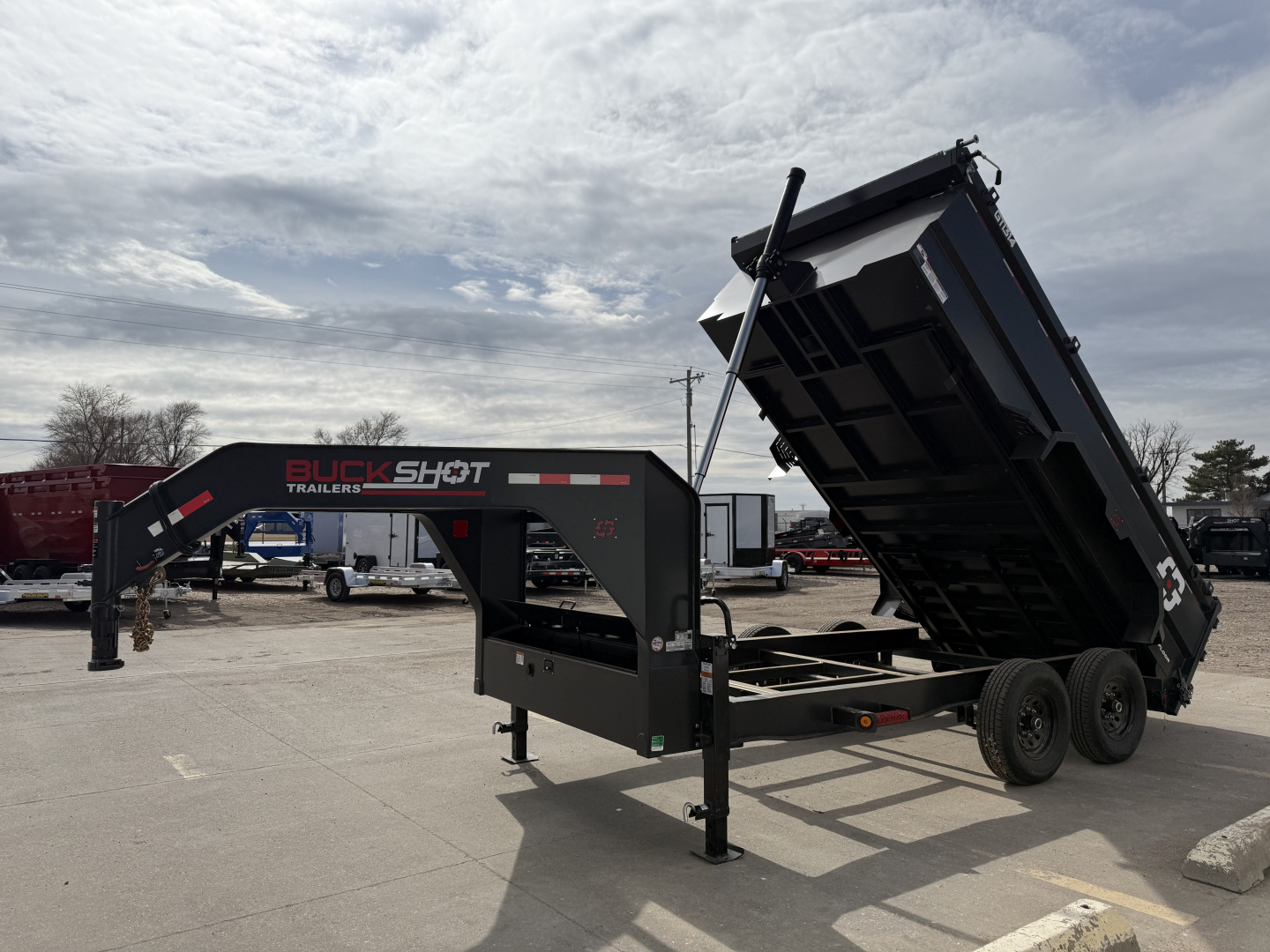 New 2027 Buckshot MFG GTI314- 14' X 83" X 36" Dump Trailer