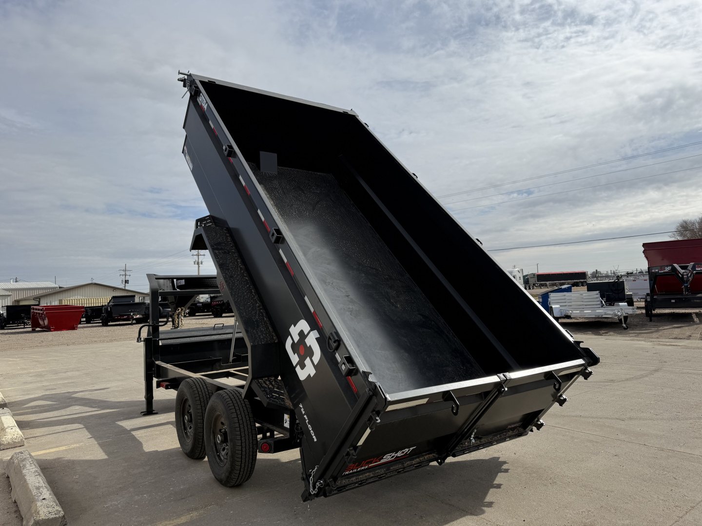 New 2027 Buckshot MFG GTI314- 14' X 83" X 36" Dump Trailer