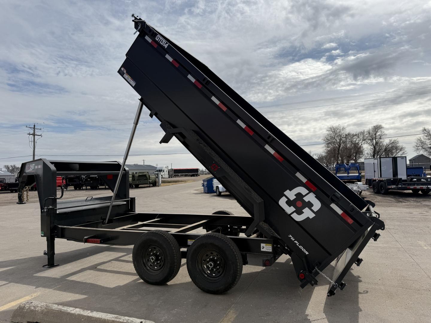 New 2027 Buckshot MFG GTI314- 14' X 83" X 36" Dump Trailer