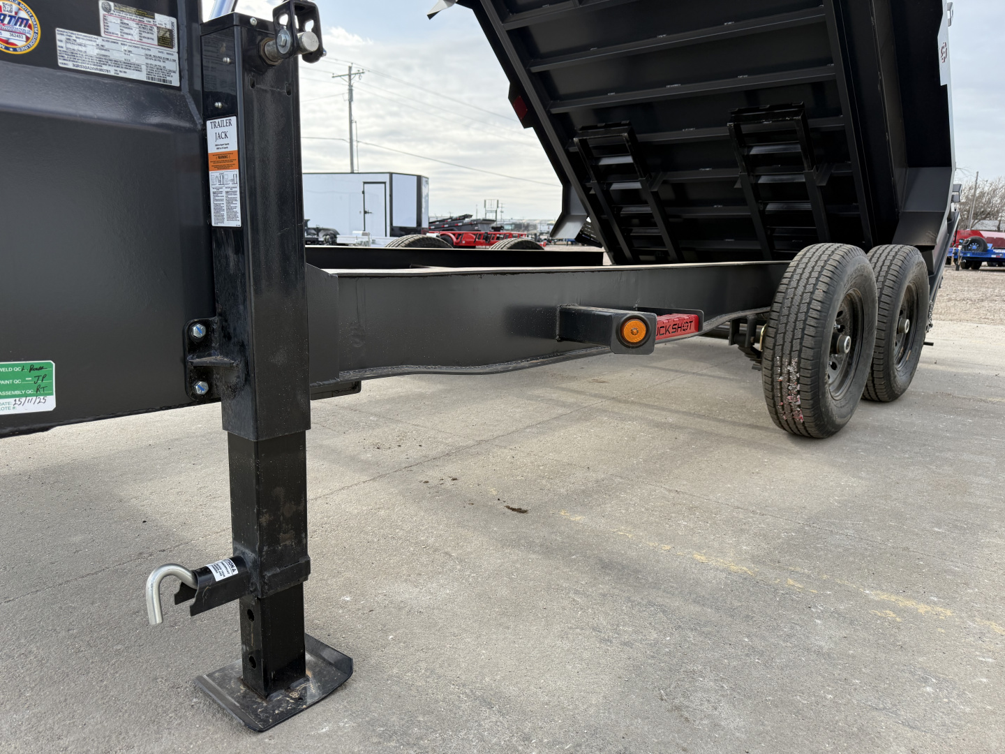 New 2027 Buckshot MFG GTI314- 14' X 83" X 36" Dump Trailer