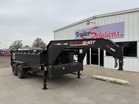 New 2027 Buckshot MFG GTI314- 14' X 83" X 36" Dump Trailer