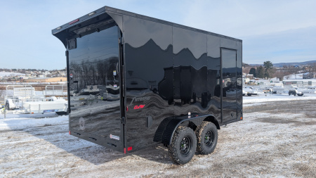 New 2026 Homesteader 7x14 Intrepid  OVERLAND  V-Nose Cargo Trailer w/ Ramp Door