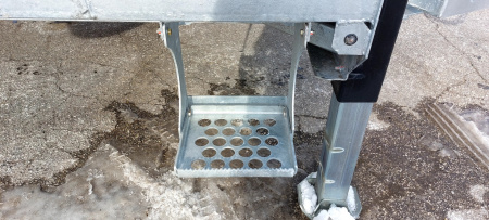 New 102X22+10' HYDRAULIC BEAVERTAIL DECKOVER GALVANIZED 12K AXLES HYDRAULIC JACKS TRIUMPH