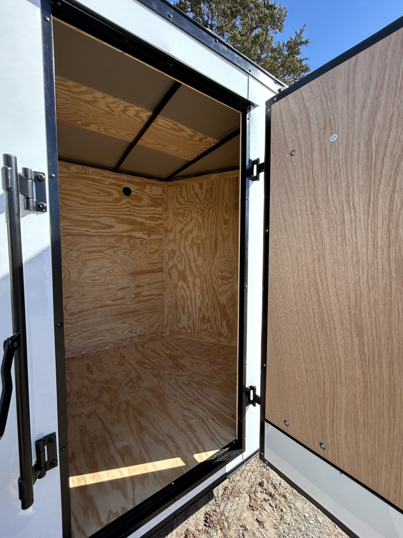 New 2026 Family Trailer 6x12 Tandem Axles Cargo / Enclosed Trailer-Screwless Exterior-Blackout Pkg-Rear Spoiler