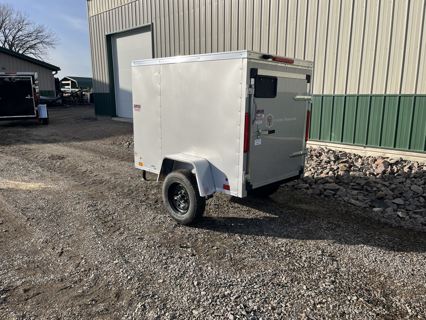 New 2026 4'x6' Cross Beta Enclosed Trailer