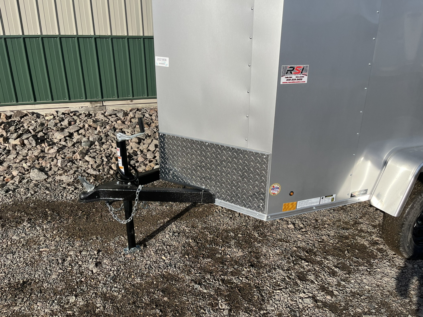 New 2026 4'x6' Cross Beta Enclosed Trailer
